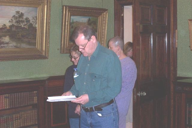 Robert Sheppard reading at Studley House